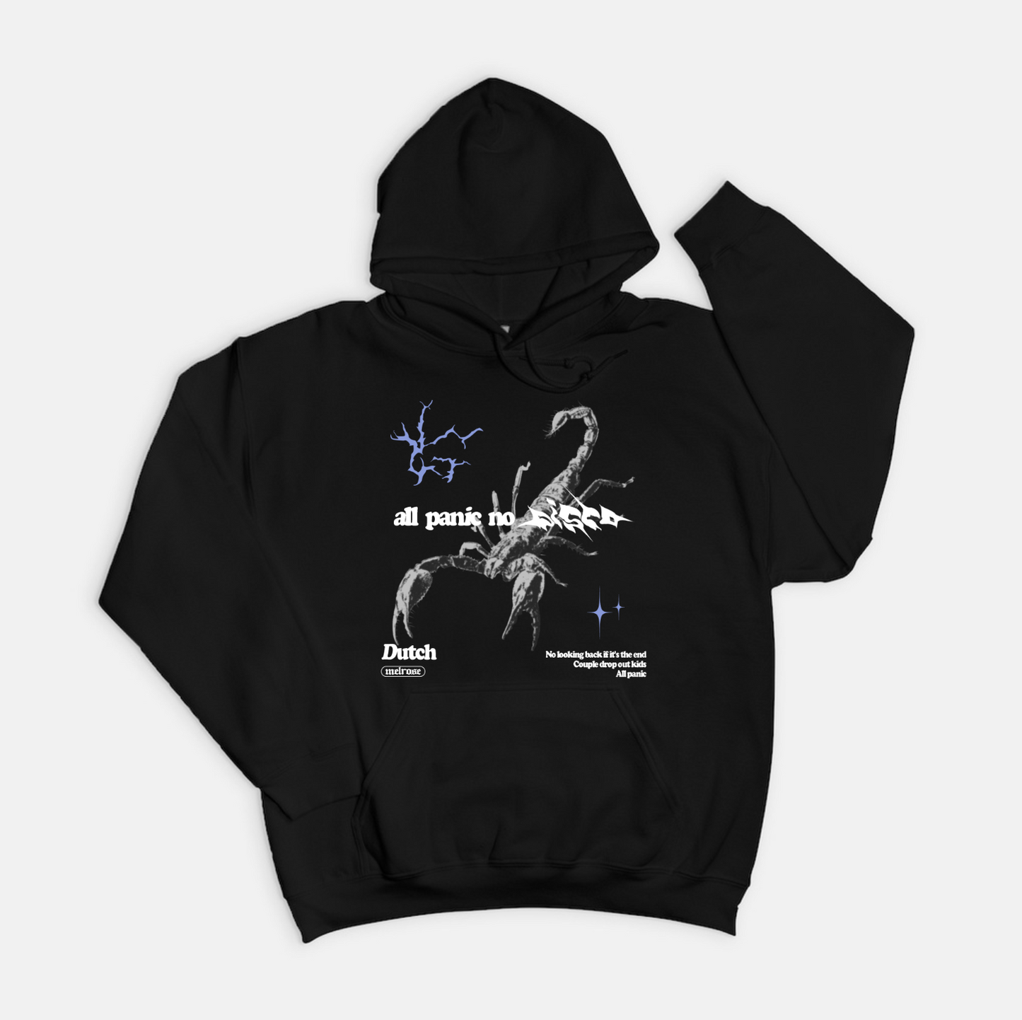 "ALL PANIC NO DISCO" HOODIE